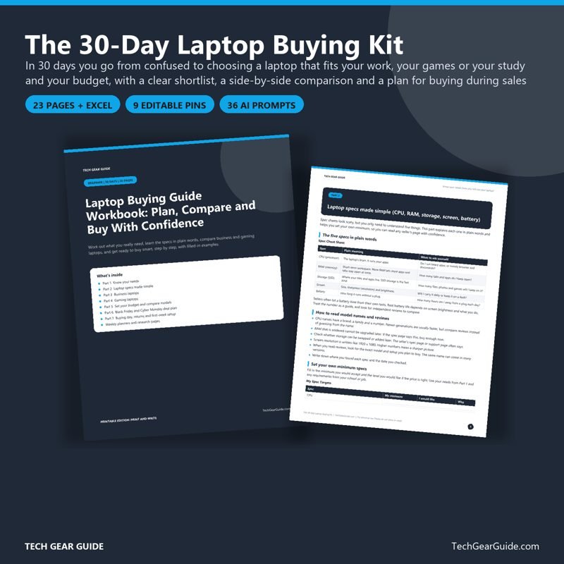 The 30-Day Laptop Buying Kit